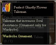 Perfect Ghastly Flower Talisman