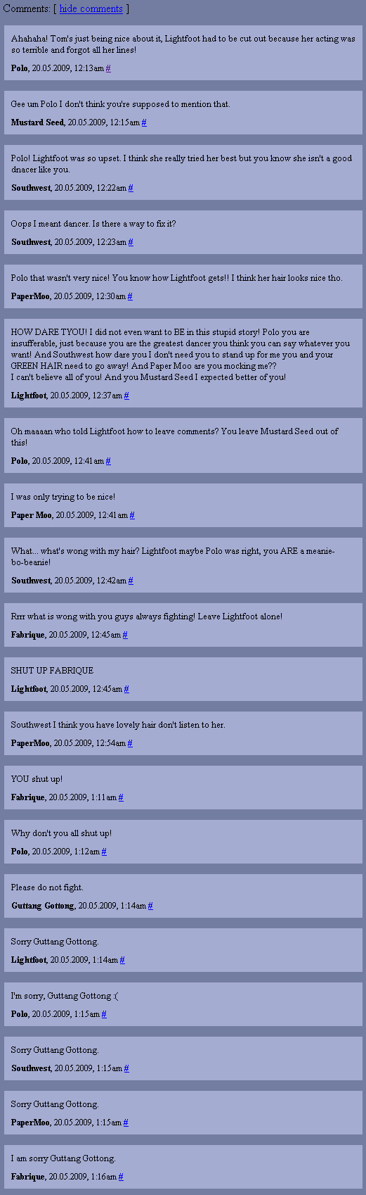 Cityface comments 3