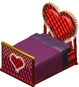 Vibromatic heart bed