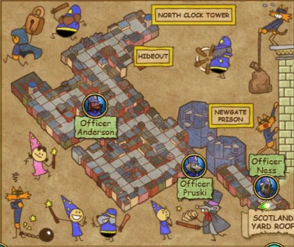 Newgate Prison Map
