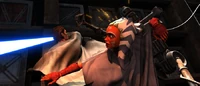 Ahsoka dodges droids