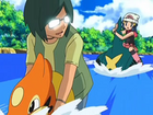 Conway montado en Floatzel