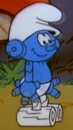 Clockwork Smurf Cartoon