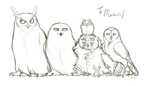 The Owls of Harry Potter by lyosha