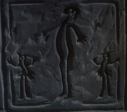 Humanoid carvings