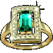 Standard 75x75 collect rings emerald 01