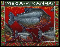 Megapiranha Ray Troll