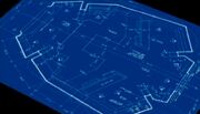Klingon Bird-of-Prey bridge blueprint