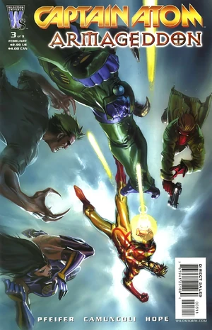 Cover for Captain Atom: Armageddon #3
