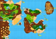 The Adventure of Link Overworld Map