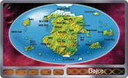 Bajor surface map