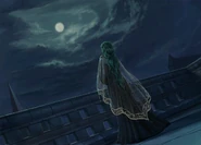 Almedha in the moonlight