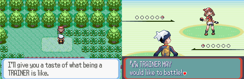 Ruby-Sapphire Route 103 Rival Battle