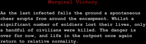 "Marginal Victory"