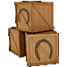 Three Wild West Crates