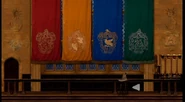 Banners of the Four Hogwarts Houses