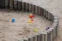Sandbox with Toys