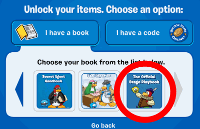 Book codes - Club penguin Wiki