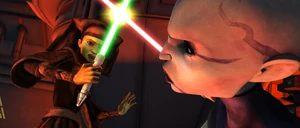 Asajj vs Luminara