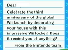 The Wii Locker letter