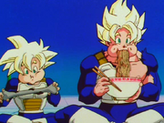 GokuAndGohanEATimeChamber