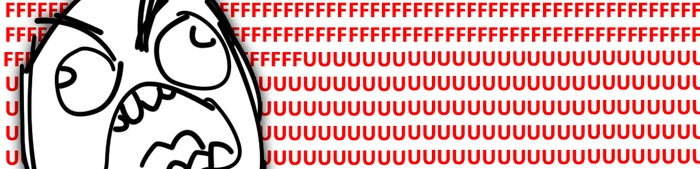 Frustration banner