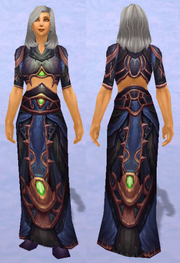 Merlin's Robe, Snow Background, Human Female