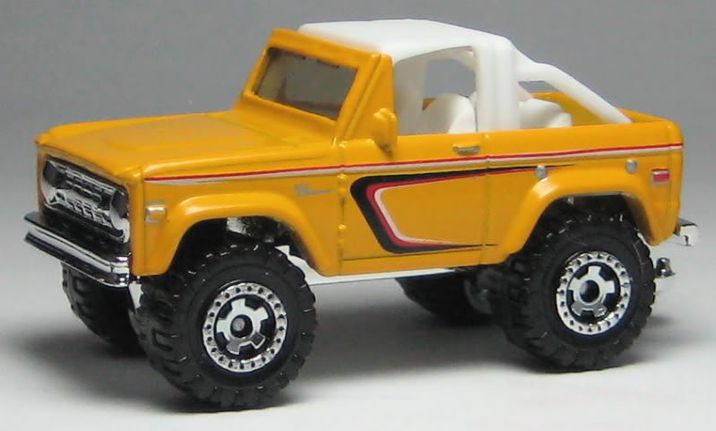 Yellow Ford Bronco