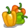 Multi-colored bell pepper-icon