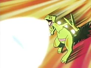 EP441 Sceptile usando rayo solar