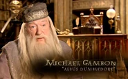 Michael Gambon (Albus Dumbledore) HP6 screenshot