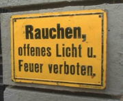 Deutsches Schild
