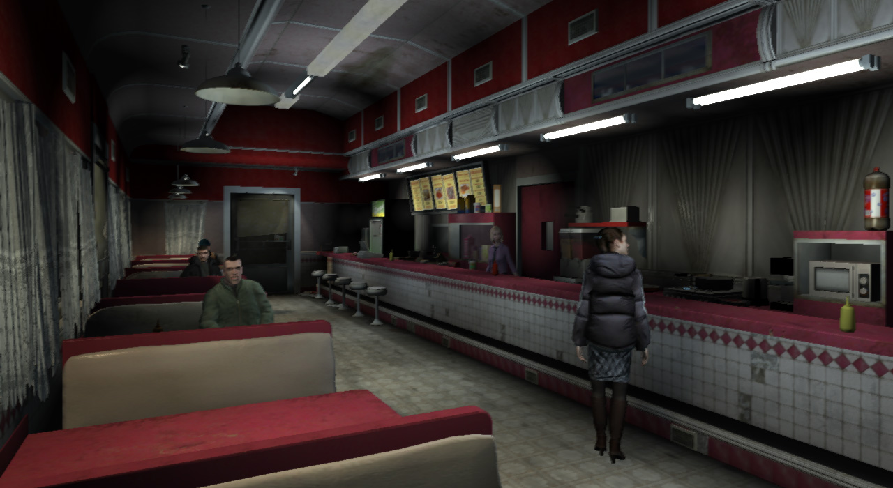 gta 4 69th street diner location map