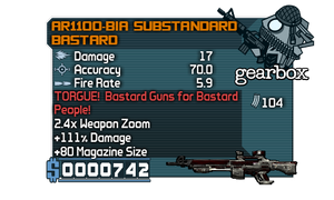 AR1100-BIA Substandard Bastard