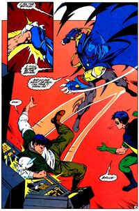 Bruce Wayne confronts Azrael