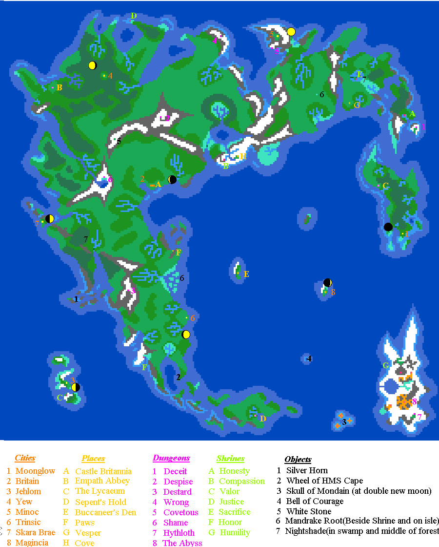 Ultima 4 Map