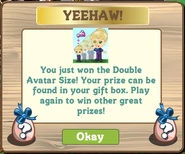 DOUBLE AVATAR SIZE