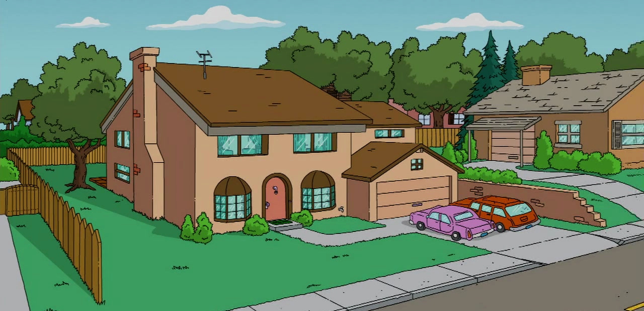 simpsons home