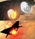 Kakuzus katon und fuuton attacke
