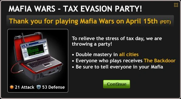 Tax Evasion Party