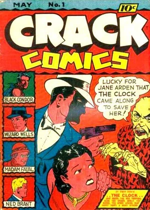 Cover for Crack Comics #1