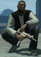 Micro SMG dorada TBOGT