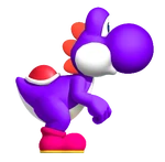 Purple YoshiSMWWii