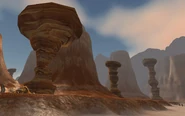 Thousand Needles - Shimmering Flats border