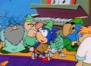 Seven squatty guys