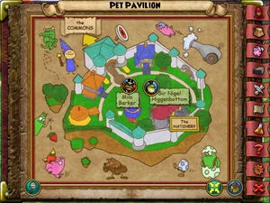 Pet Pavilion Map