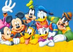 Mickey and friends