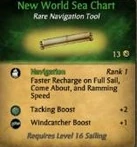New World Sea Chart