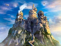Ilustración Lindblum FFIX