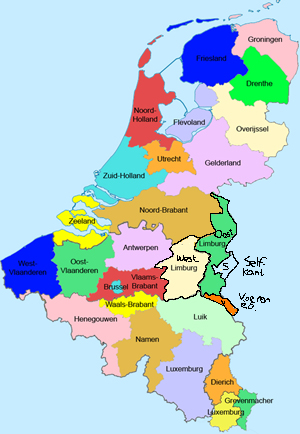 Beneluxkaart